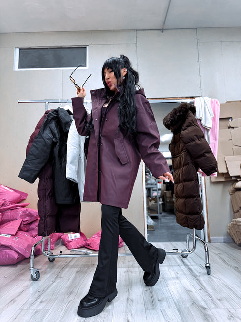 Raincoat "RAINY" FC7637 - BORDEAUX